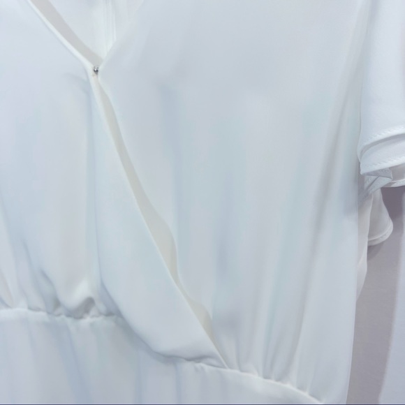 Impressions New with Tags white midi dress Medium - Picture 6 of 8